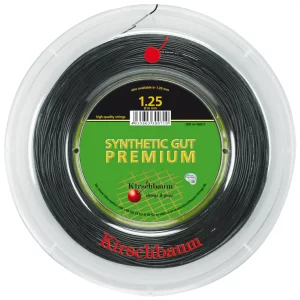 Kirschbaum Synthetic Gut Premium Czarny 200m - naciąg tenisowy