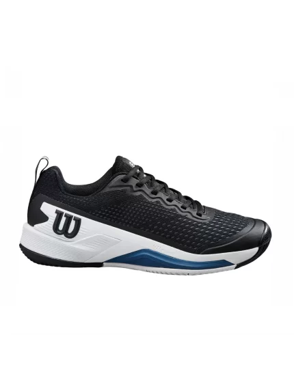 Wilson Rush Pro 4.5 Black White Ensign Blue - buty tenisowe