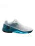 Wilson Rush Pro 4.0 Clay White Blue Coral Blue Atoll - buty tenisowe