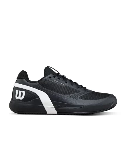 Wilson Rush Pro 5 Clay Black White Stormy Weather - obuwie tenisowe