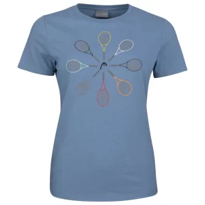 Head RACQUET T-Shirt G Błękitna - koszulka tenisowa