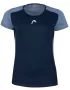 Head Sammy T-Shirt G Dark Blue Infinity Blue 2021 - dziewczęca koszulka tenisowa