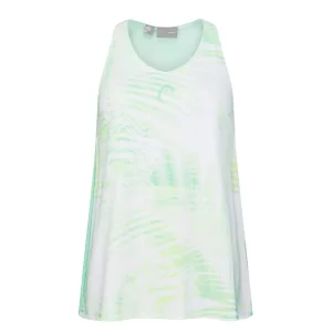 Head AGILITY Tank Top Pastel Green Print Vision - dziewczęca koszulka tenisowa