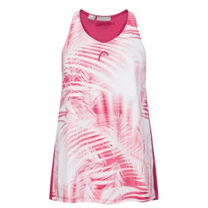 Head AGILITY Tank Top Mulberry Print Vision - dziewczęca koszulka tenisowa