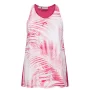 Head AGILITY Tank Top Mulberry Print Vision - dziewczęca koszulka tenisowa