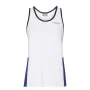 Head Club Tank Top G White Royal Blue 2020 - koszulka tenisowa dziewczęca