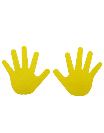 Pro's Pro Hand Shape Floor Markers Yellow, pair - dłonie
