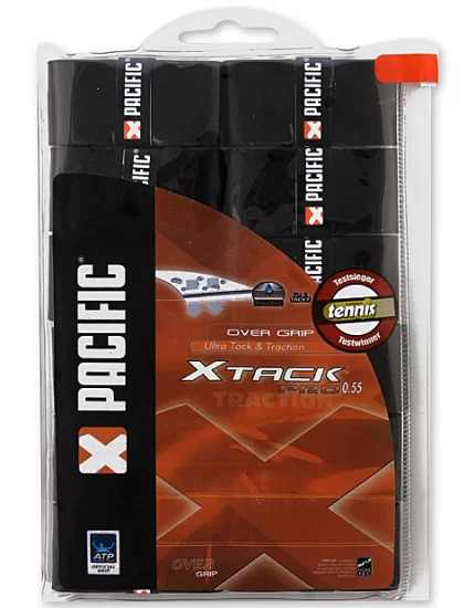 Pacific X Tack Pro Czarne (12 szt.) - owijki tenisowe