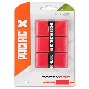 Pacific Softy Grip Czerwone (3 szt.) - owijki tenisowe