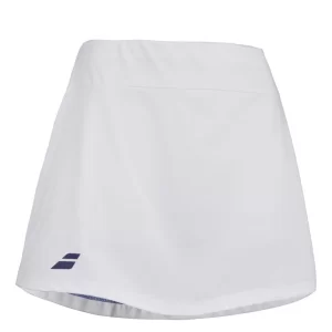Babolat Play Skirt Girl Biała 2024 - spódniczka tenisowa