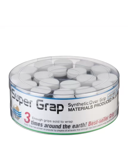 Yonex Super Grap Białe (36 szt.) - owijki tenisowe