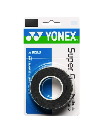 Yonex Super Grap Czarne (3 szt.) - owijki tenisowe
