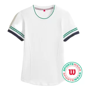 Wilson W Baseline Seamless SS Tee - koszulka tenisowa