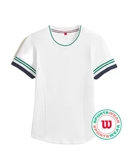 Wilson W Baseline Seamless SS Tee - koszulka tenisowa