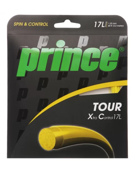 Prince Tour Xtra Control Żółty - naciąg tenisowy