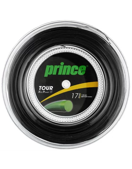 Prince Tour Xtra Power Czarny 200m - naciąg tenisowy