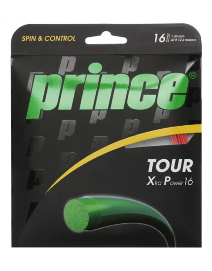 Prince Tour Xtra Power Czerwony - naciąg tenisowy