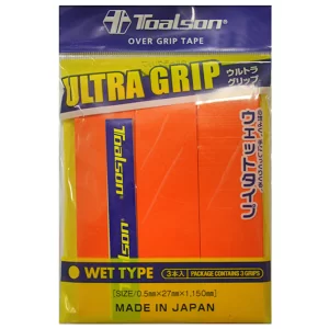 Toalson Ultra Grip Pomarańczowe (3 szt.) - owijki tenisowe