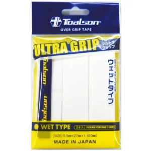 Toalson Ultra Grip Białe (3 szt.) - owijki tenisowe