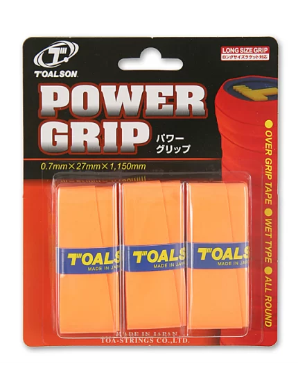 Toalson Power Grip Pomarańczowe (3 szt.) - owijki tenisowe