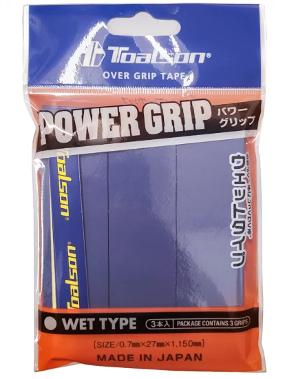 Toalson Power Grip Niebieskie (3 szt.) - owijki tenisowe