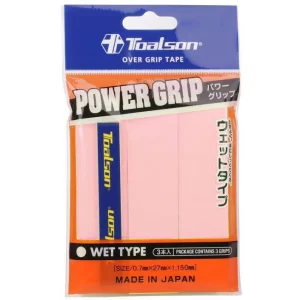 Toalson Power Grip Różowe (3 szt.) - owijki tenisowe