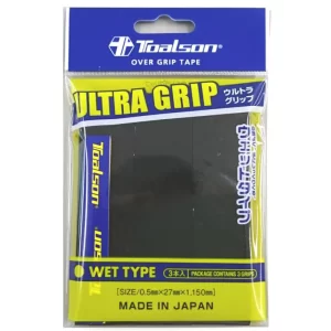 Toalson Ultra Grip Czarne (3 szt.) - owijki wierzchnie