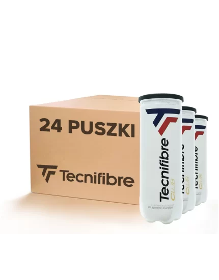 Tecnifibre Club (3 szt.) - karton (24 puszki)