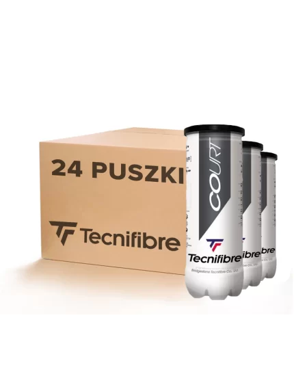 Tecnifibre Court (3 szt.) - karton (24 puszki)