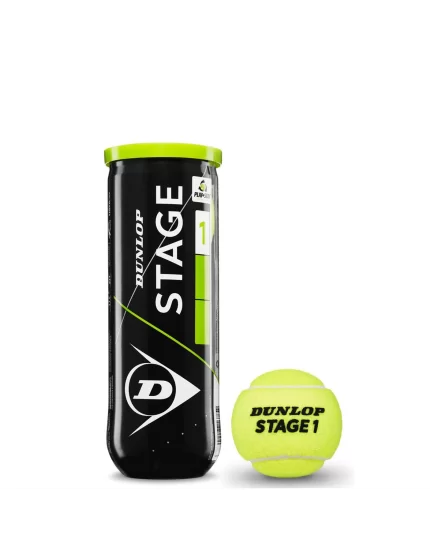 Dunlop Stage 1 Green (3 szt.) - piłki treningowe
