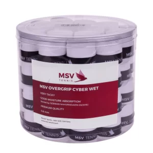 MSV Cyber Wet Białe (60 szt.) - owijki tenisowe