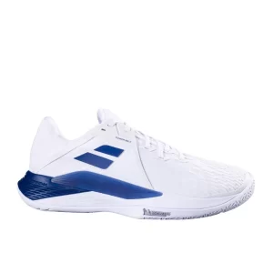 Babolat Propulse Fury 3 AC White Dark Blue - buty do tenisa
