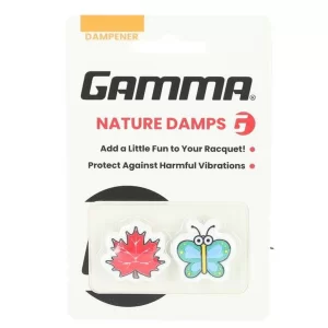Gamma Nature Tennis Dampener Maple Leaf Butterfly (2 szt.) - wbrastopy