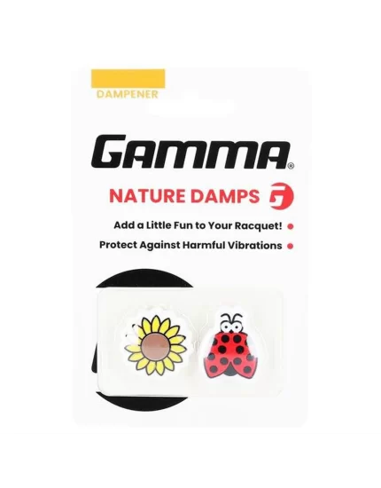 Gamma Nature Tennis Dampener Sunflower Lady Bug (2 szt.) - wbrastopy