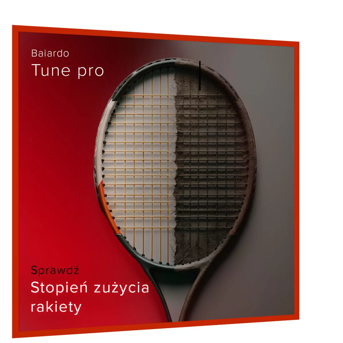 Sprawdź stopień zużycia rakiety