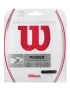 Wilson Synthetic Gut Power Czarny 12m - czarny naciąg tenisowy