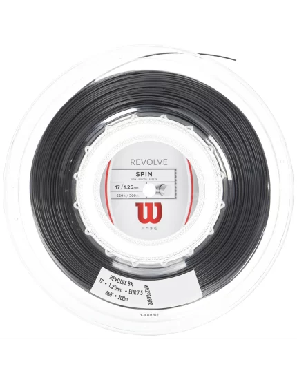 Wilson Revolve Czarny 200m - naciąg tenisowy