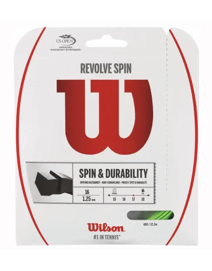 Wilson Revolve Spin Zielony - naciąg tenisowy