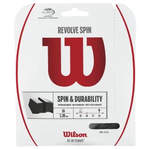 Wilson Revolve Spin Czarny - naciąg tenisowy