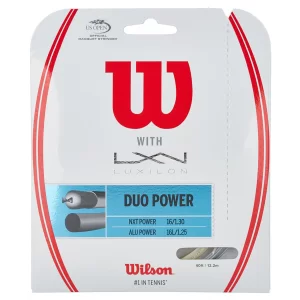 Wilson with Luxilon Duo Power - naciąg tenisowy