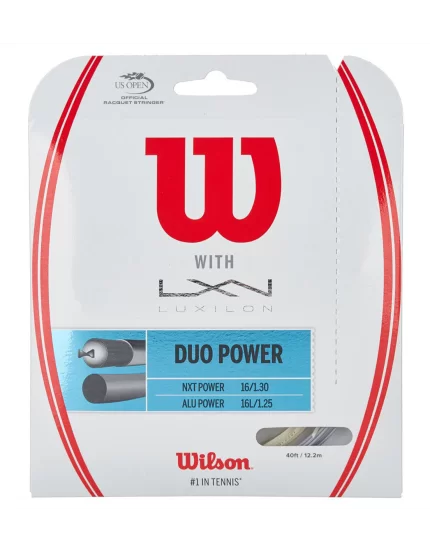 Wilson with Luxilon Duo Power - naciąg tenisowy