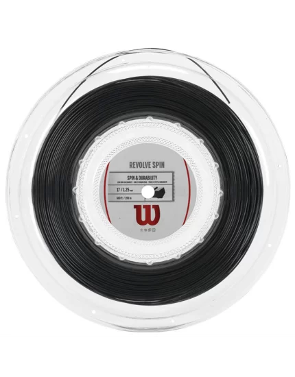 Wilson Revolve Spin Czarny 200m - naciąg tenisowy