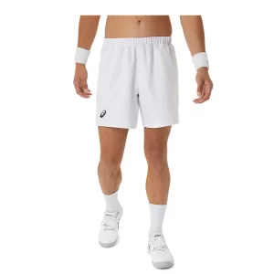 Asics Court 7in Short Brilliant Białe - spodenki tenisowe
