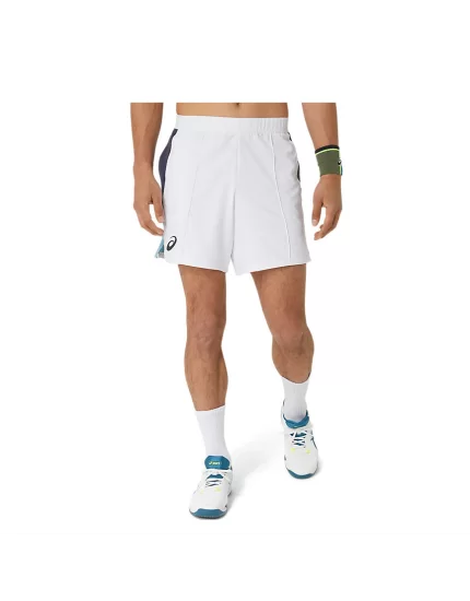 Asics Men Match 7in Short Brilliant White - męskie spodenki tenisowe