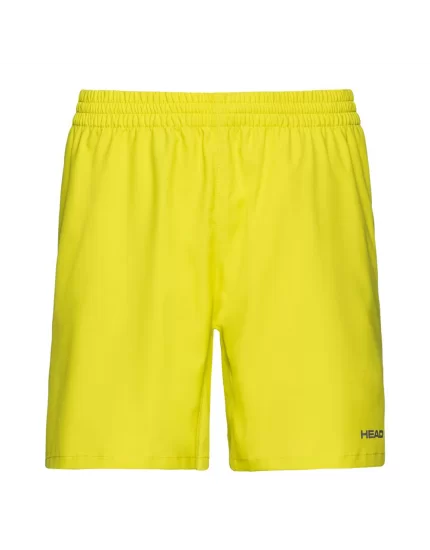 Head Club Shorts M Yellow - spodenki tenisowe