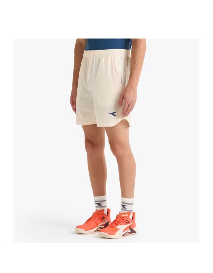 Diadora Shorts Core Whisper White - spodenki tenisowe