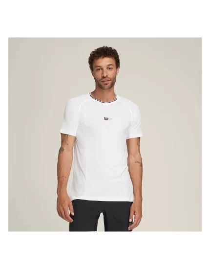 Wilson Bela Series M Players Seamless Crew 2.0 White - koszulka