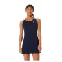 Asics Women Court Dress Midnight Brilliant White - sukienka tenisowa