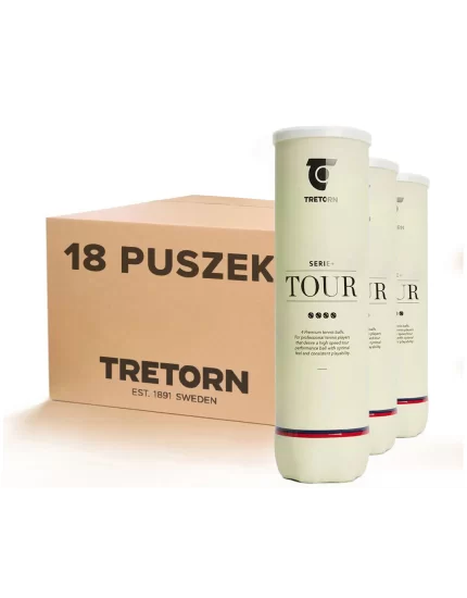 Tretorn Serie+ Tour (4 szt.) - karton (18 puszek)