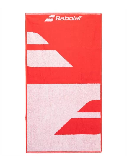 Babolat Medium Towel Biało Czerwony - ręcznik tenisowy